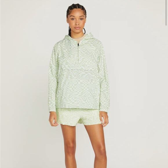 VOLCOM Earth Tripper Windbreaker II, Sage Green, Water Repellant, Packable, M - Picture 6 of 16
